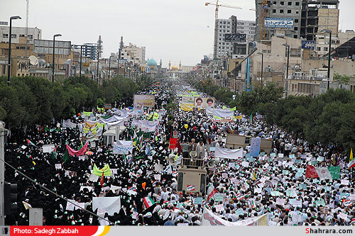 راهپیمایی روز جهانی قدس در مشهد-1