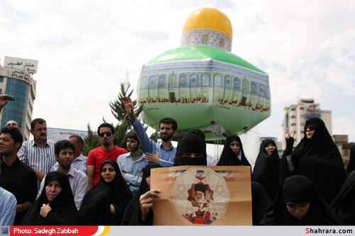 راهپیمایی روز جهانی قدس در مشهد-1