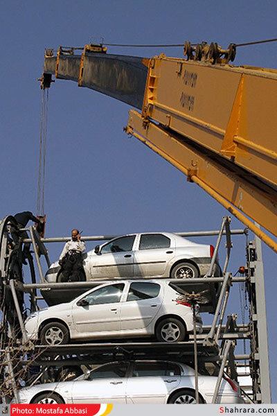 حادثه در پارکینگ مکانیزه چهارراه خیام