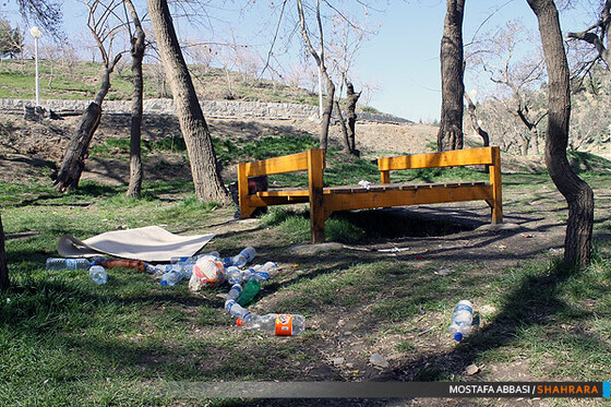 دشمنی با طبیعت/14 فروردین ماه پارک وکیل آباد