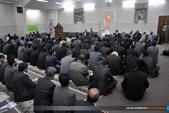 دیدار فرهنگیان با آیت الله علم الهدی امام جمعه مشهد مقدس