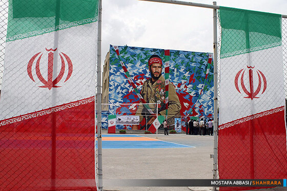 رونمایی ار نقاشی دیواری در اندیشه پرواز