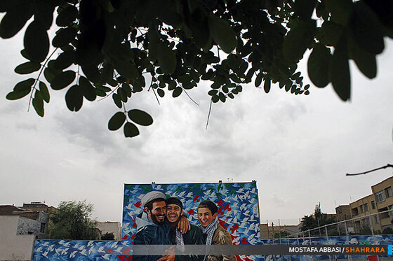 رونمایی ار نقاشی دیواری در اندیشه پرواز