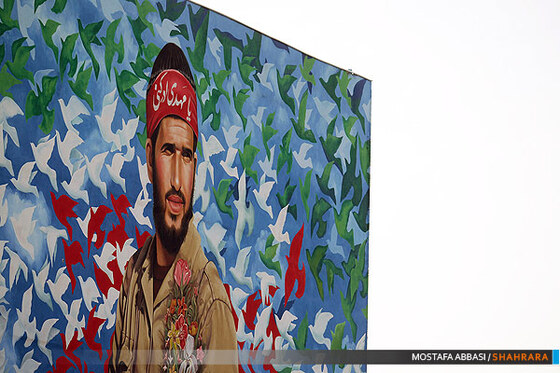 رونمایی ار نقاشی دیواری در اندیشه پرواز