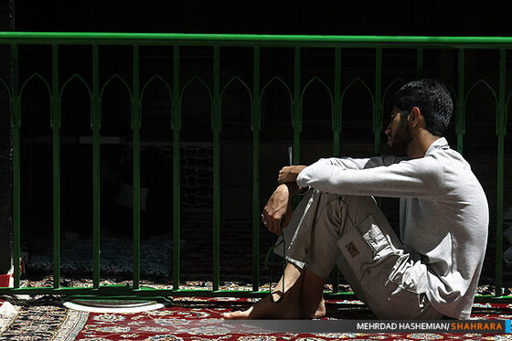 مراسم معنوی اعنکاف در حرم امام رضا(ع)