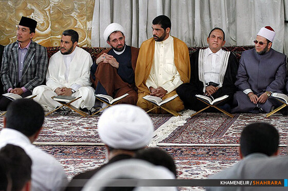 دیدار شرکت کنندگان مسابقات بین المللی قرآن کریم با مقام معظم رهبری