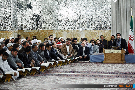 دیدار شرکت کنندگان مسابقات بین المللی قرآن کریم با مقام معظم رهبری