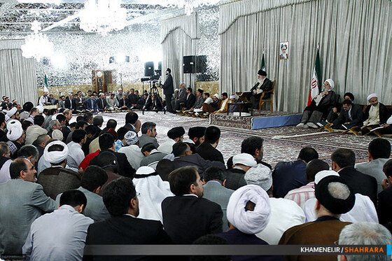 دیدار شرکت کنندگان مسابقات بین المللی قرآن کریم با مقام معظم رهبری