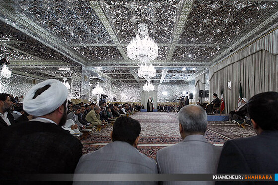 دیدار شرکت کنندگان مسابقات بین المللی قرآن کریم با مقام معظم رهبری