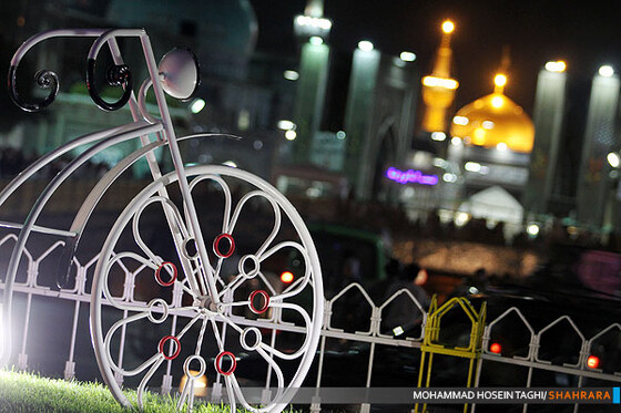 مشهد امام رضا در آستانه میلاد قائم آل محمد