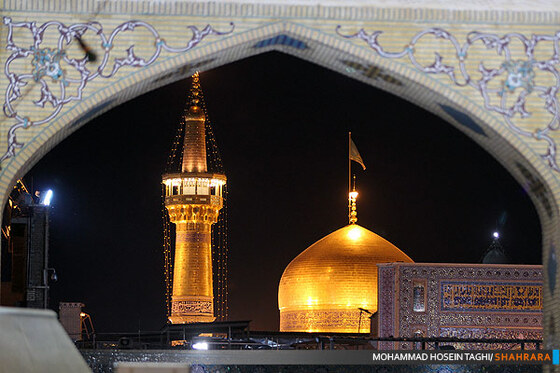 مشهد امام رضا در آستانه میلاد قائم آل محمد