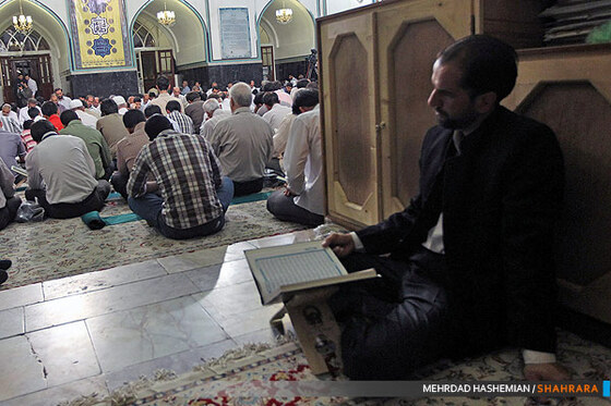 محفل انس با  قرآن در جوار مرقد مطهر حضرت رضا (ع) 