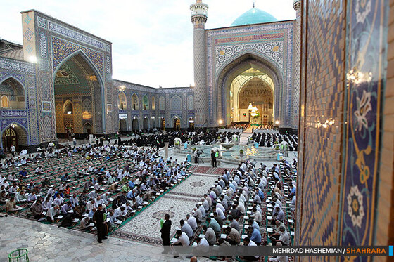 محفل انس با  قرآن در جوار مرقد مطهر حضرت رضا (ع) 