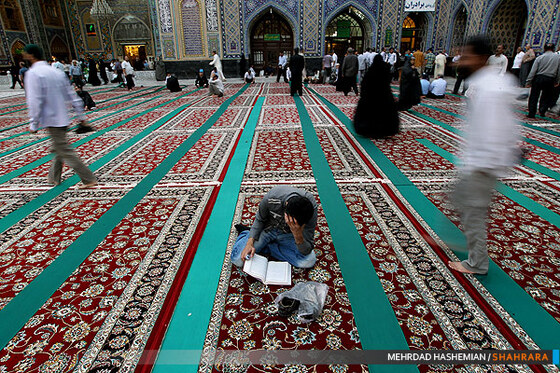 محفل انس با  قرآن در جوار مرقد مطهر حضرت رضا (ع) 