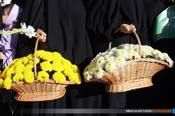 گلباران حرم مطهر رضوی