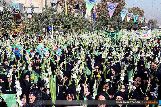 گلباران حرم مطهر رضوی