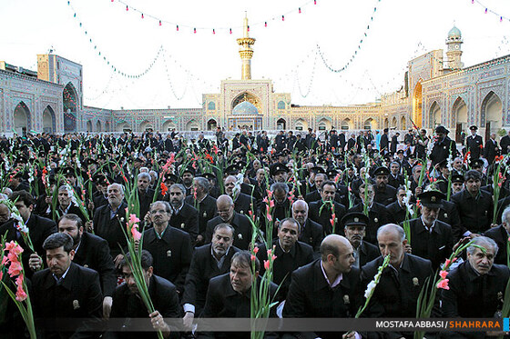 گلباران حرم مطهر رضوی