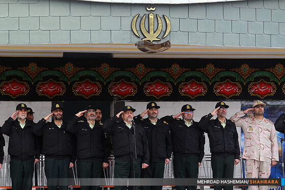 مراسم صبحگاه عمومی یگانهای انتظامی 
