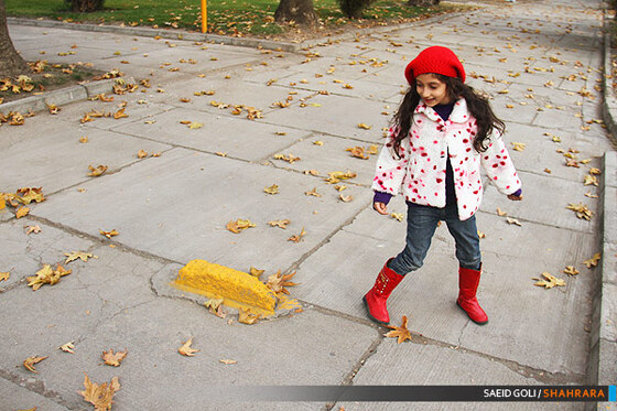 پاییز در کوچه های شهر