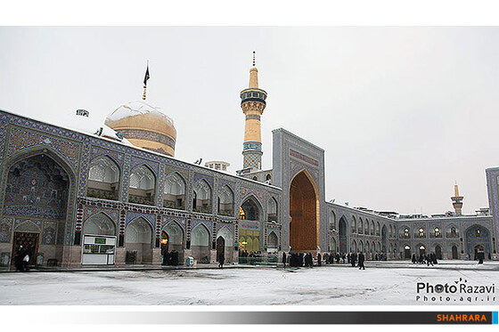 بارش اولین برف پاییزی در مشهد
