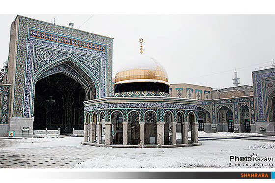 بارش اولین برف پاییزی در مشهد