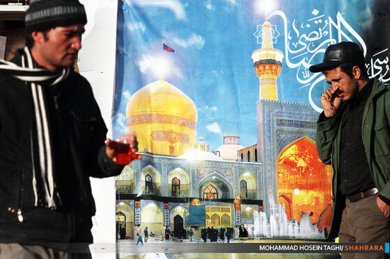 زائرین پیاده امام رضا(ع) 