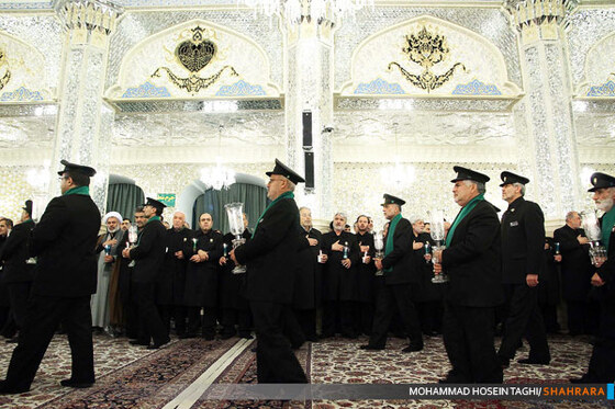 مراسم خطبه خوانی شب شهادت امام رضا(ع)‌