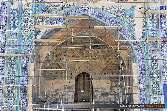 بازسازی مصلی تاریخی مشهد