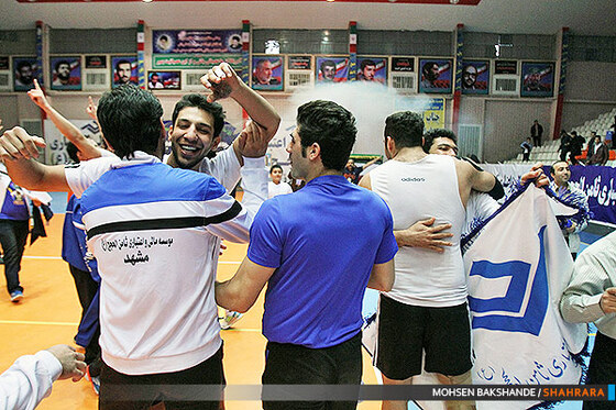 قهرمانی هندبال ثامن الحجج مشهد