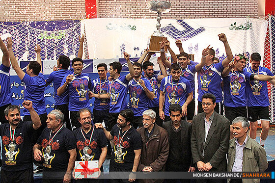 قهرمانی هندبال ثامن الحجج مشهد