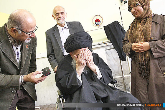 بازدیدآیت الله زنجانی از مرکز توان یابان 