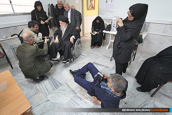 بازدیدآیت الله زنجانی از مرکز توان یابان 