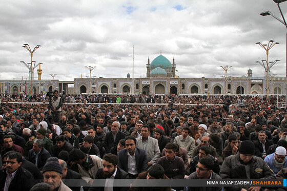 تحویل سال نو در حرم رضوی