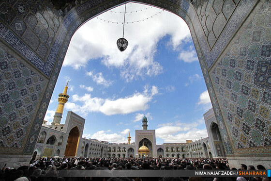 تحویل سال نو در حرم رضوی