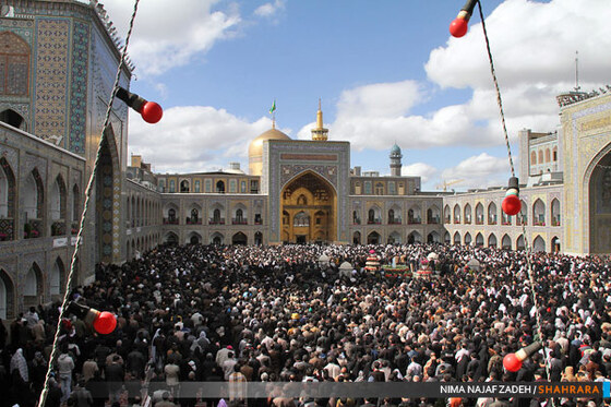 تحویل سال نو در حرم رضوی