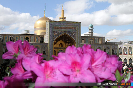 تحویل سال نو در حرم رضوی