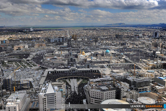 تحویل سال نو در حرم رضوی