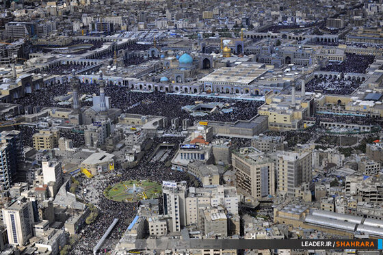 تحویل سال نو در حرم رضوی