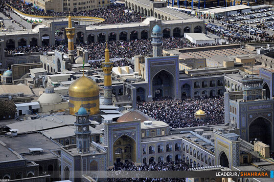 تحویل سال نو در حرم رضوی
