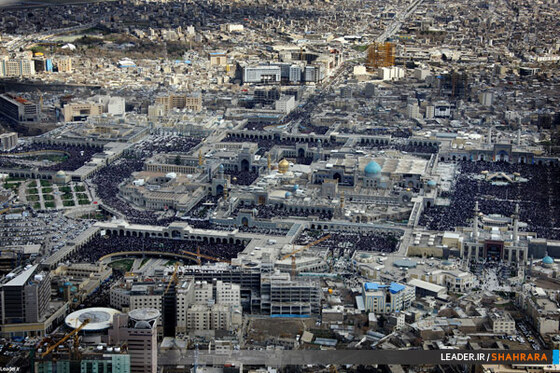 تحویل سال نو در حرم رضوی