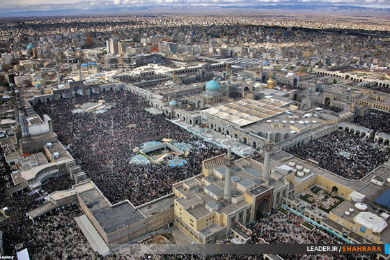 تحویل سال نو در حرم رضوی