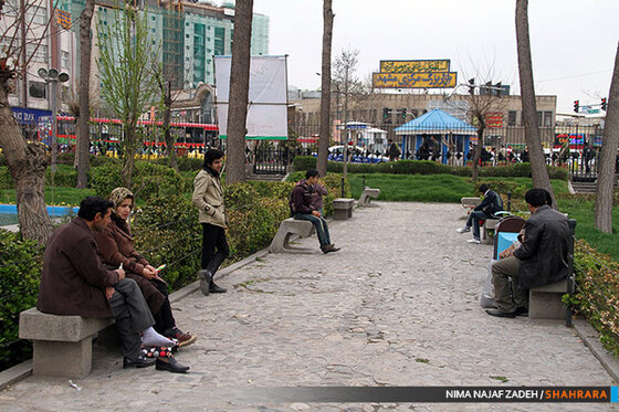 مسافران نوروزی در باغ موزه نادری
