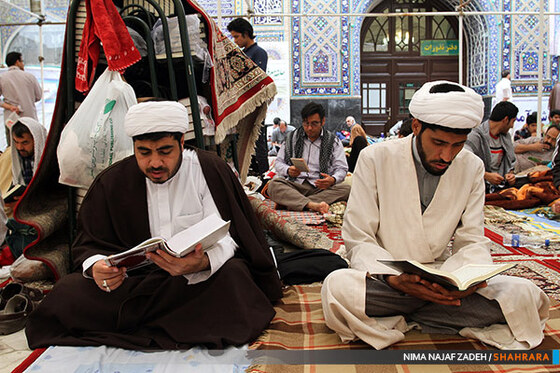 مراسم معنوی اعتکاف 