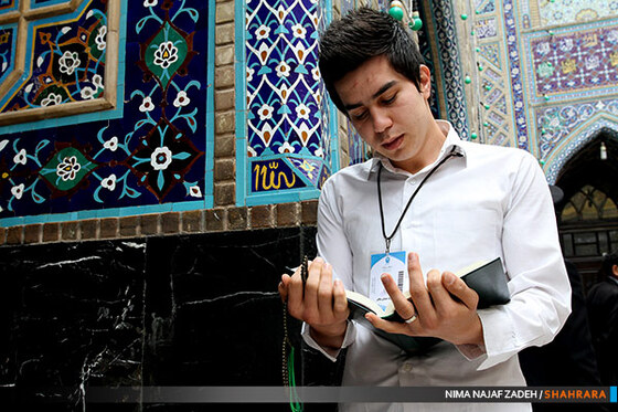 مراسم معنوی اعتکاف 