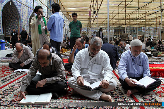 مراسم معنوی اعتکاف 