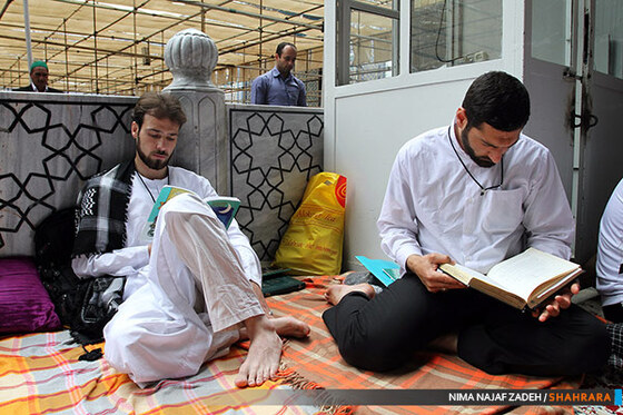 مراسم معنوی اعتکاف 