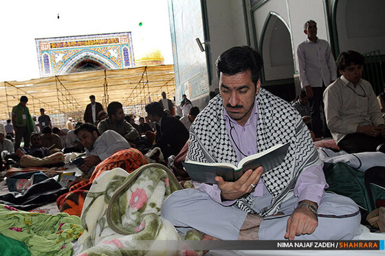مراسم معنوی اعتکاف 