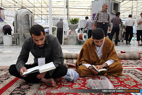 مراسم معنوی اعتکاف 