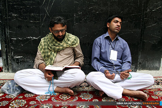 مراسم معنوی اعتکاف 
