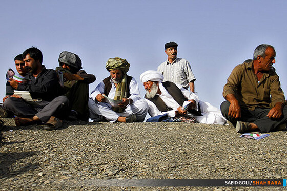 در حاشیه مسابقات کشتی چوخه توس